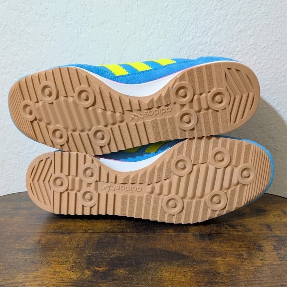 NEW Adidas SL 72 OG Sneakers Womens Sz 6.5 Sky Rush Solar Yellow Lucid Pink - Picture 16 of 16